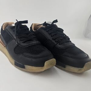 Clarks Originals Torrun Lace up Casual in Black Shoes Woman's Size 7